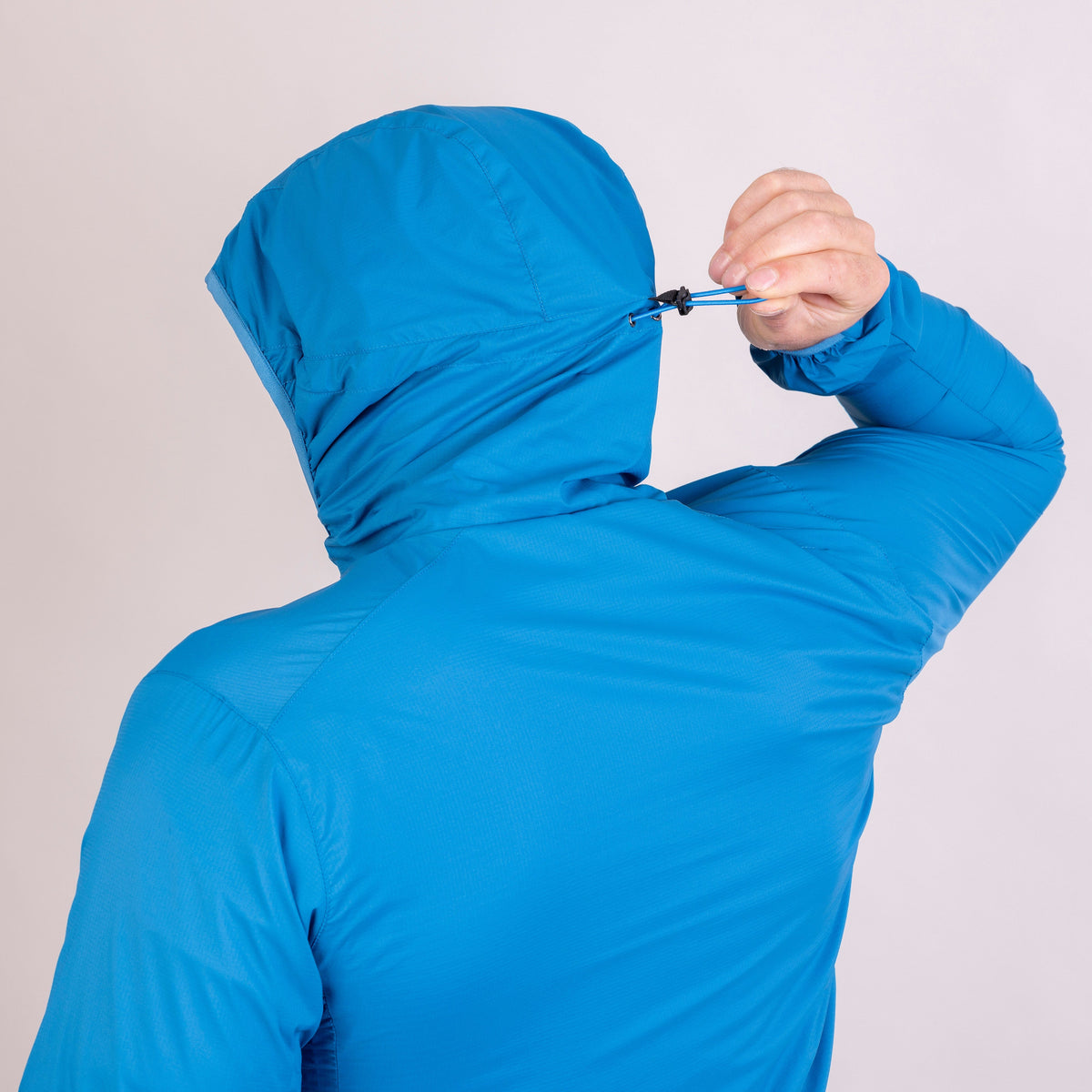 mens alpkit morphosis jacket in reef blue hood|aj