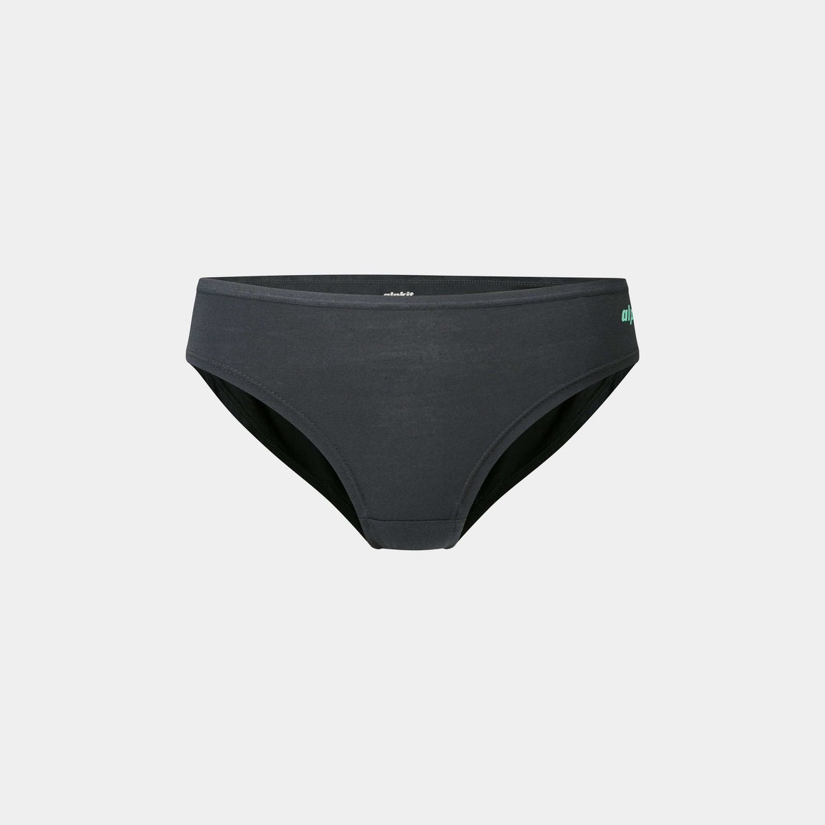 alpkit womens FKT briefs in tarmac black