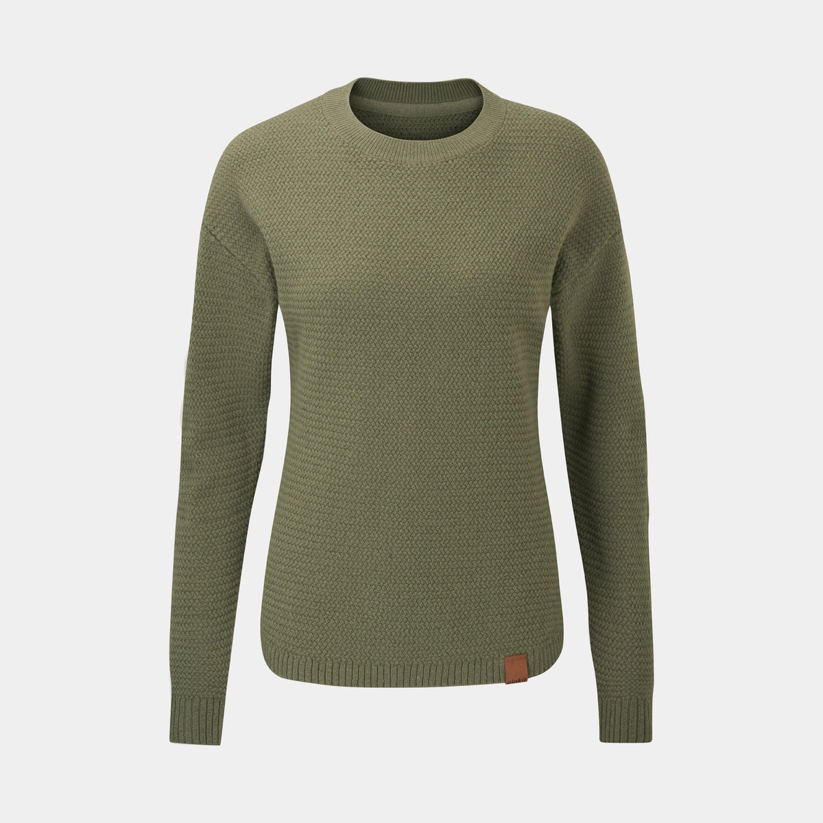 Women's Brenin jumper in Stirling green