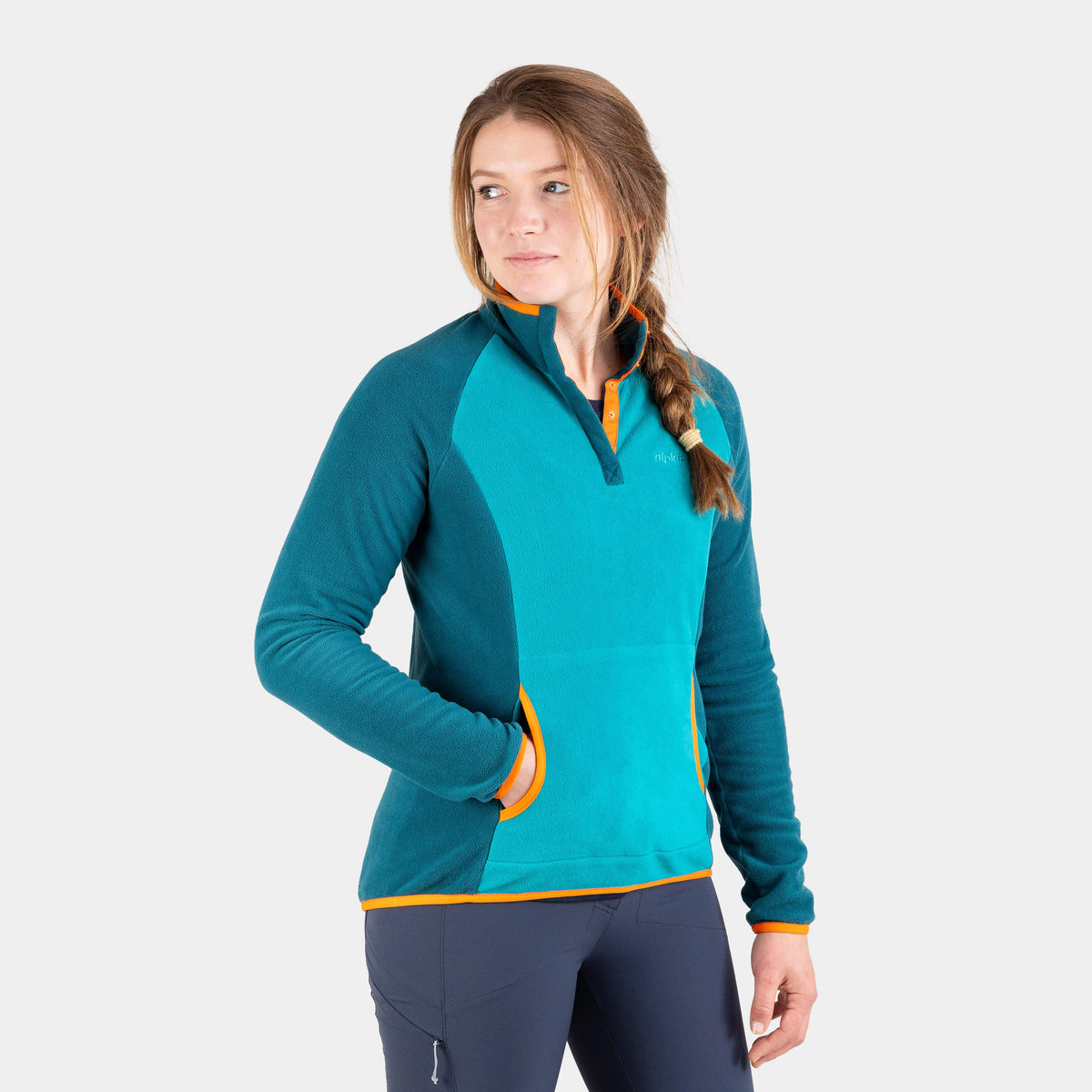 alpkit womens loki fleece in spruce