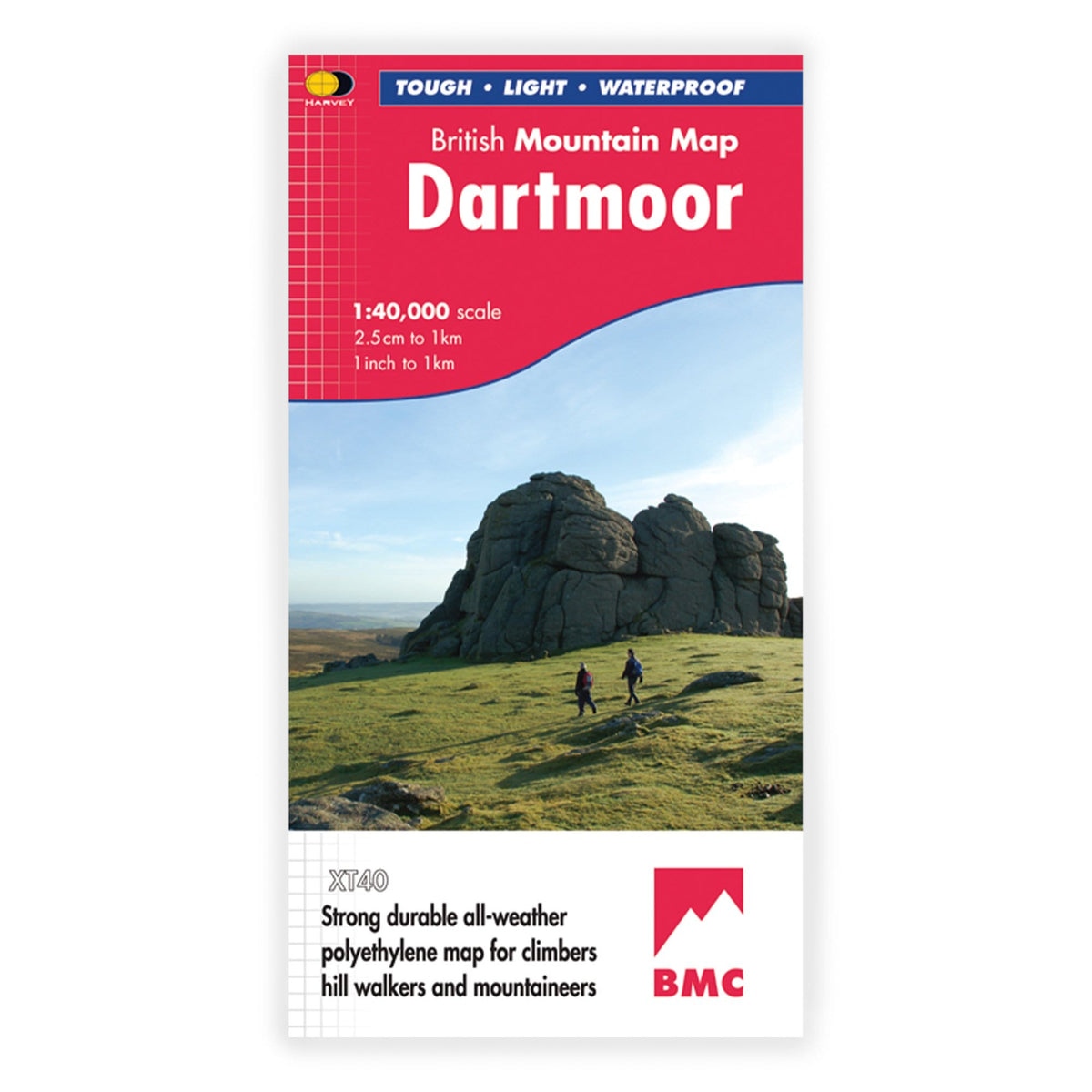 Harvey Mountain Map: Dartmoor