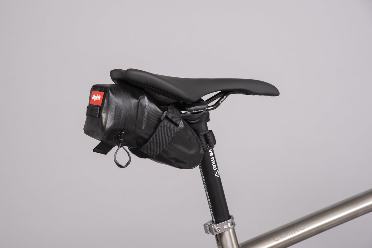 Alpkit bato waterproof saddlebag in black