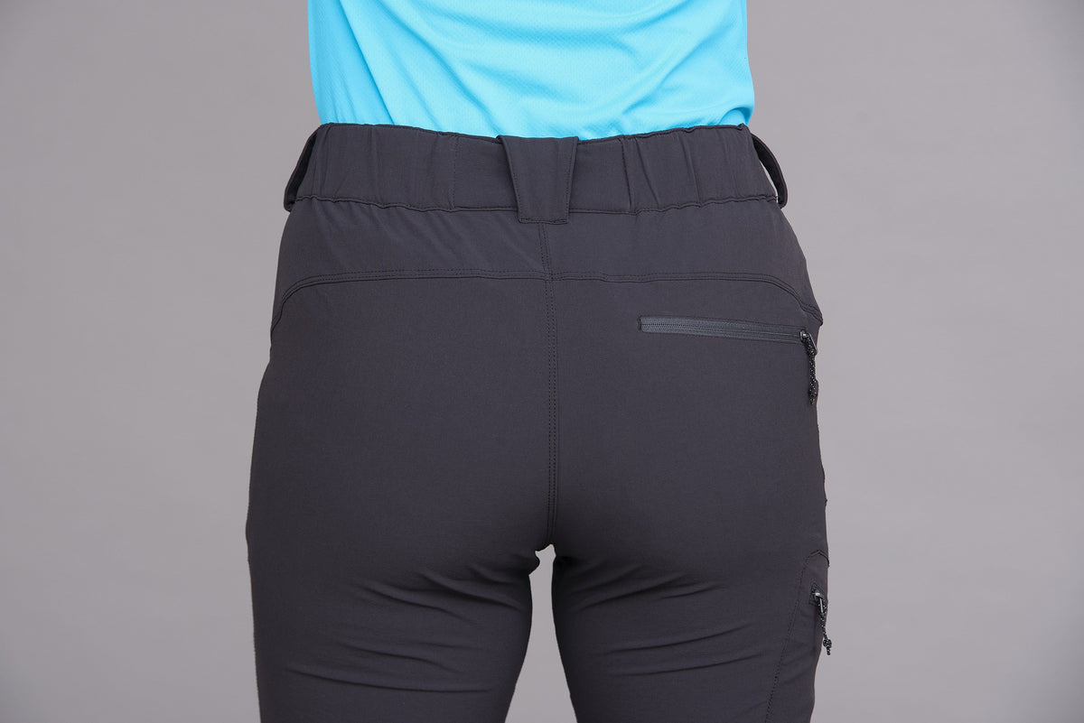 chilkoot womens softshell pant trousers rear waistband