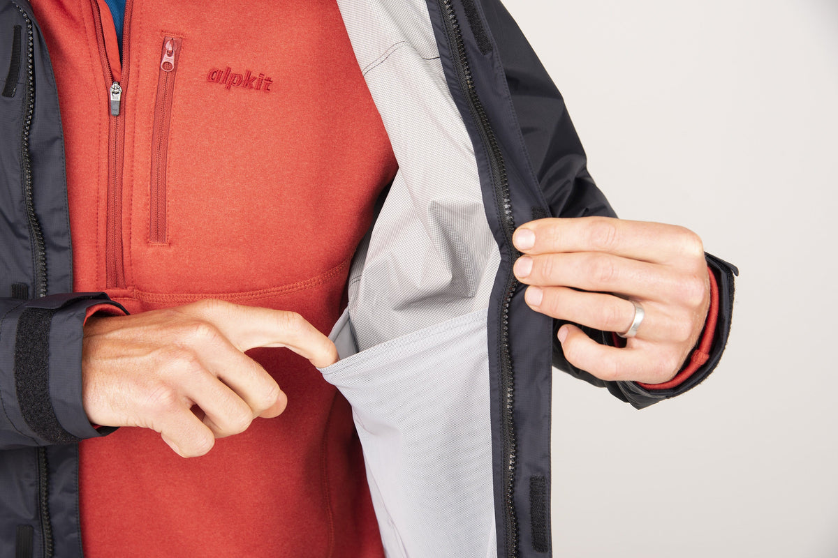 alpkit mens argonaut waterproof jacket inside pocket