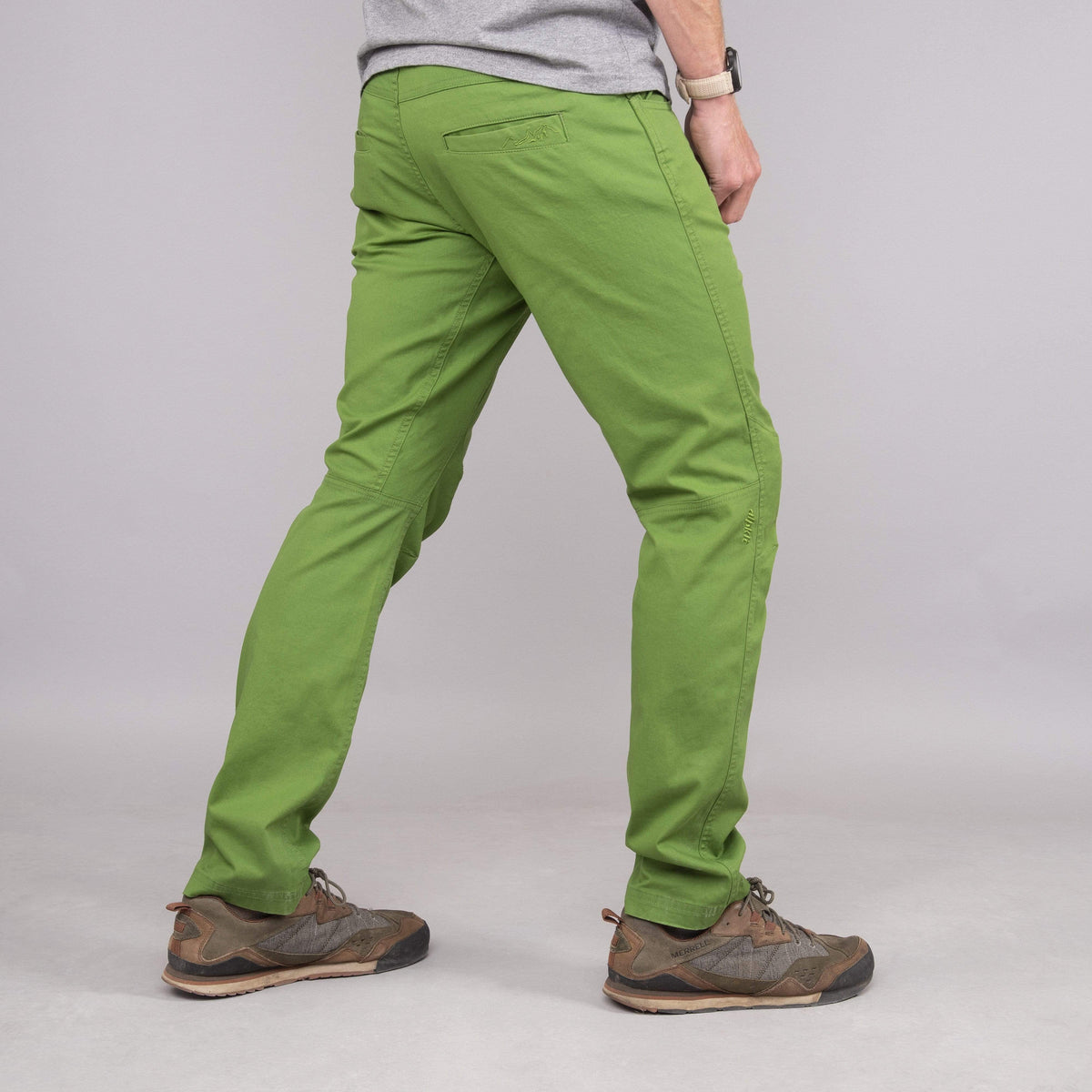 alpkit mens bloc pants in fern rear