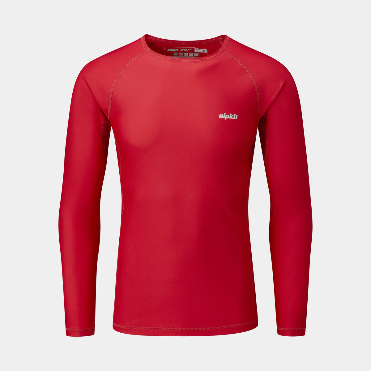 alpkit hurley swimming top in paprika red