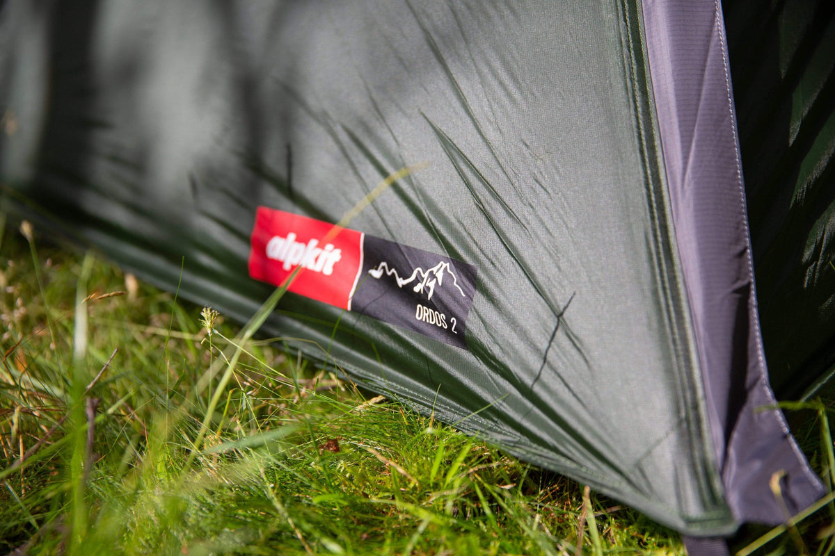 ordos 2 tent with fly logo - closed