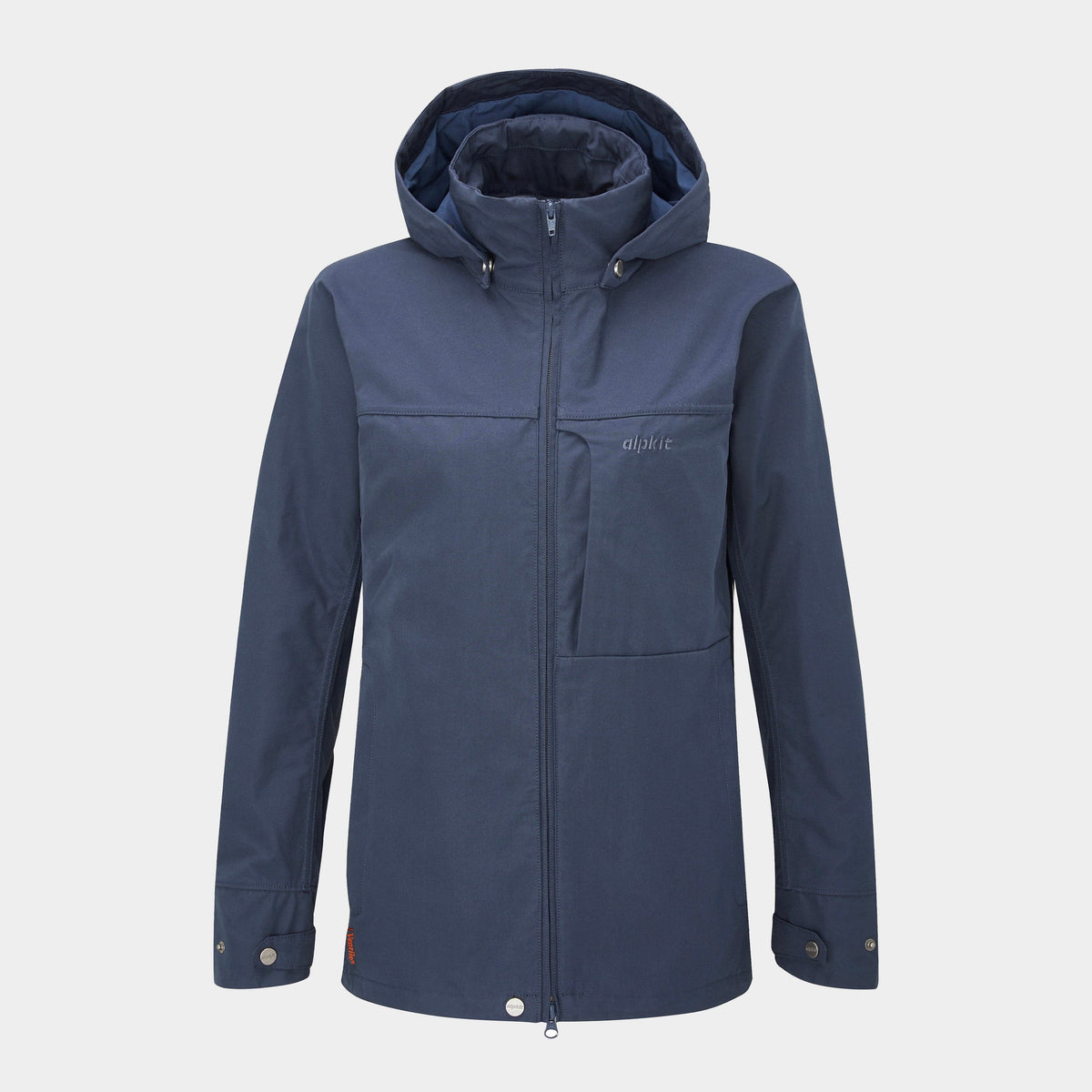 Alpkit women's Ranger Ventile weatherproof jacket in Outer Space blue
