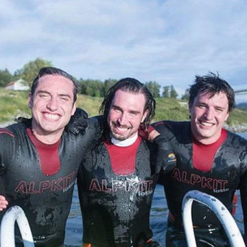 Outdoor swimmers expressing their right to swim
