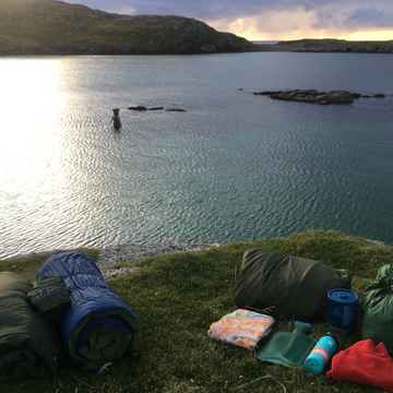 Bivvying with friends in North Wales