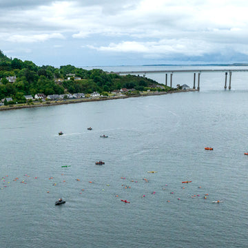 Swimming Loch Dunvegan to Dunvegan Castle