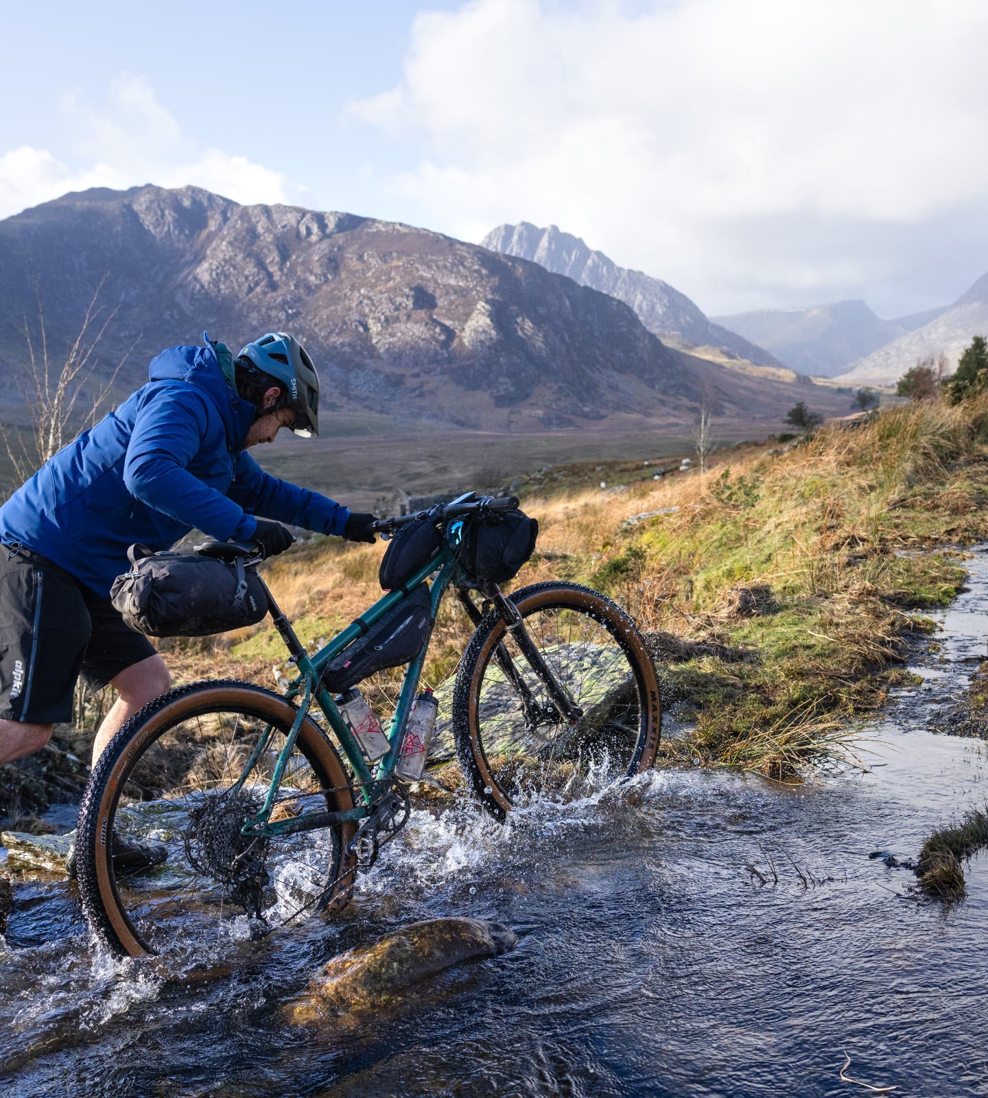 Hardtail bike for bikepacking