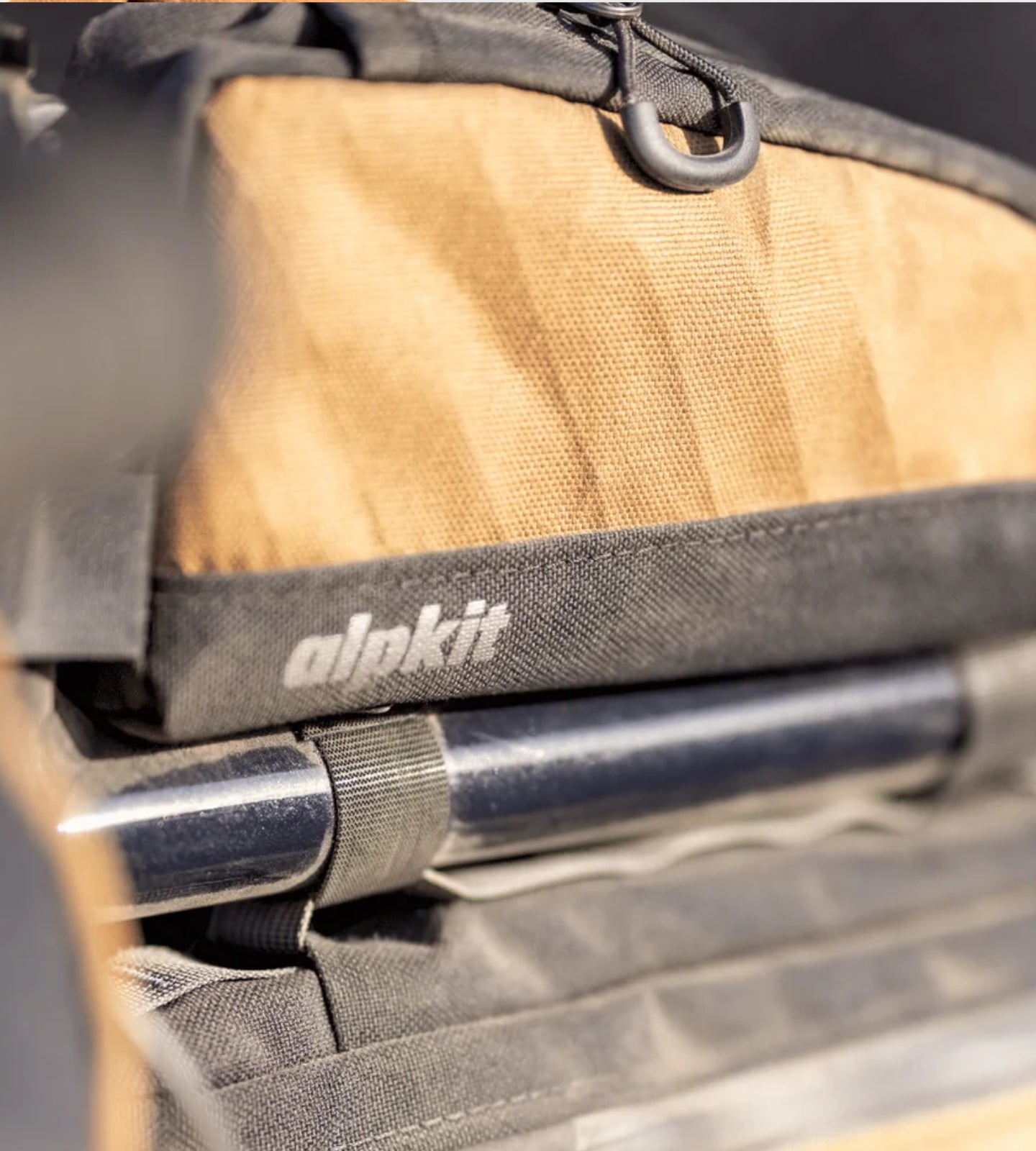 Fuel Pod top tube bag for bikepacking accessories