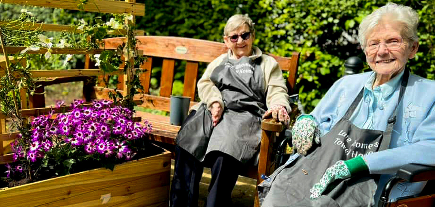 Late Bloomers providing accessible planting for elderly