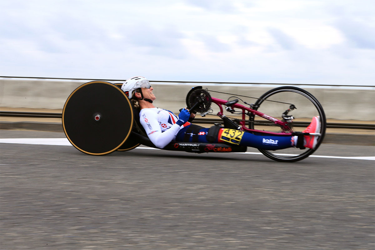 Mel Nicholls' Handcycle Britain World Record Attempt