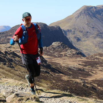 Fell Runner participating in the Fellowman race