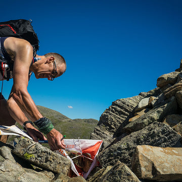 Fell Runner participating in the Fellowman race