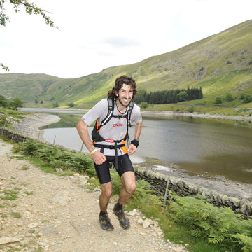 Fell Runner participating in the Fellowman race