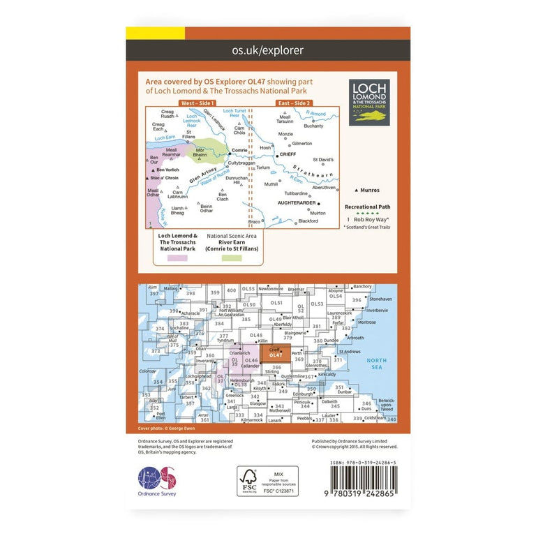OS Explorer / Crieff, Comrie & Glen Orchy